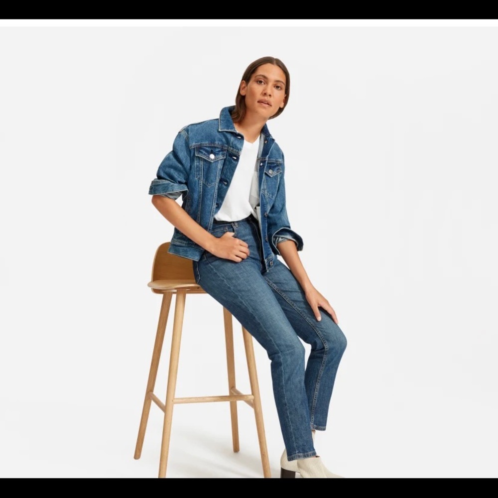 Everlane Original Cheeky Faded Indigo Jean Sz. 28